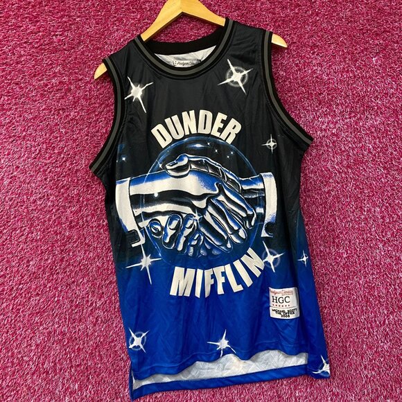 Headgear Classics Dunder Mifflin Basketball Jersey XL - Picture 3 of 5